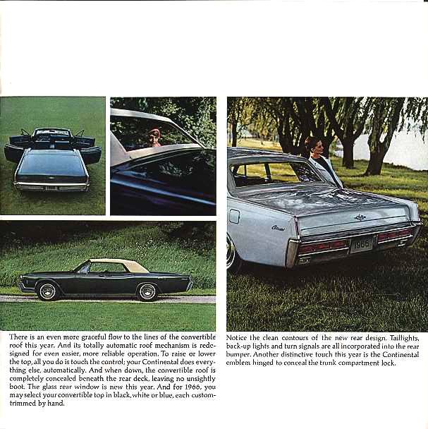 1966 Lincoln Continental Brochure Page 15